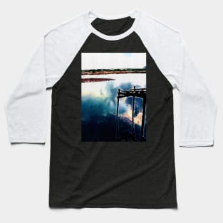 Cloud Reflection Over a lake Baseball T-Shirt